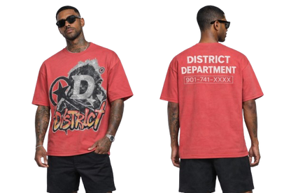 DISTRICT DEPARTMENT OVERSIZED CROPPED TEE