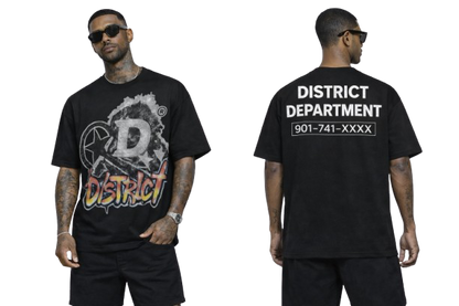 DISTRICT DEPARTMENT OVERSIZED CROPPED TEE