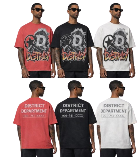 DISTRICT DEPARTMENT OVERSIZED CROPPED TEE