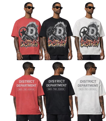 DISTRICT DEPARTMENT OVERSIZED CROPPED TEE