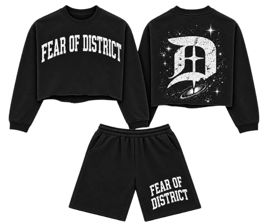 FEAR OF DISTRICT STREETWEAR SET