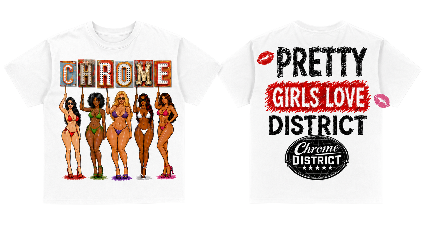 GIRLS LOVE DISTRICT TEE